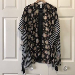 Kimono/swim suit coverup